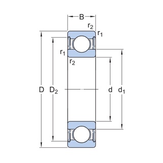 Vòng bi Mr105; Mr115; Mr128; MR95