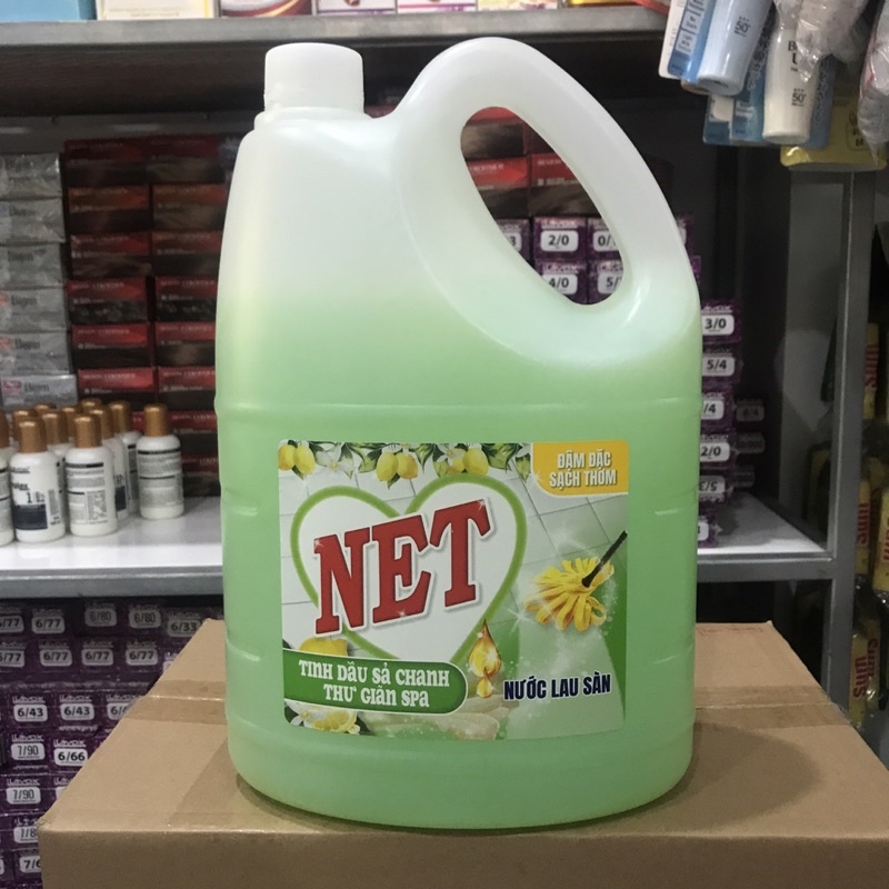 Nước Lau Sàn NET Đậm Đặc Sạch Thơm 3,8kg