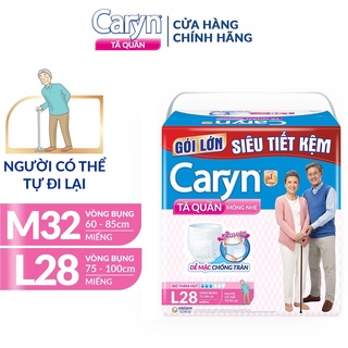 Bỉm người lớn CARYN siêu mỏng nhẹ dạng quần