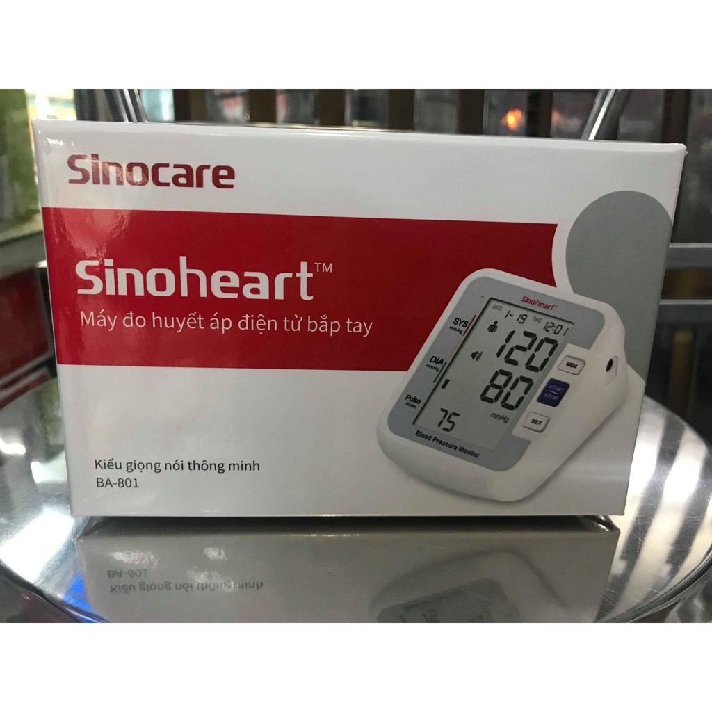 Máy đo huyết áp Sinocare Sinoheart BA-801 Công nghệ Đức