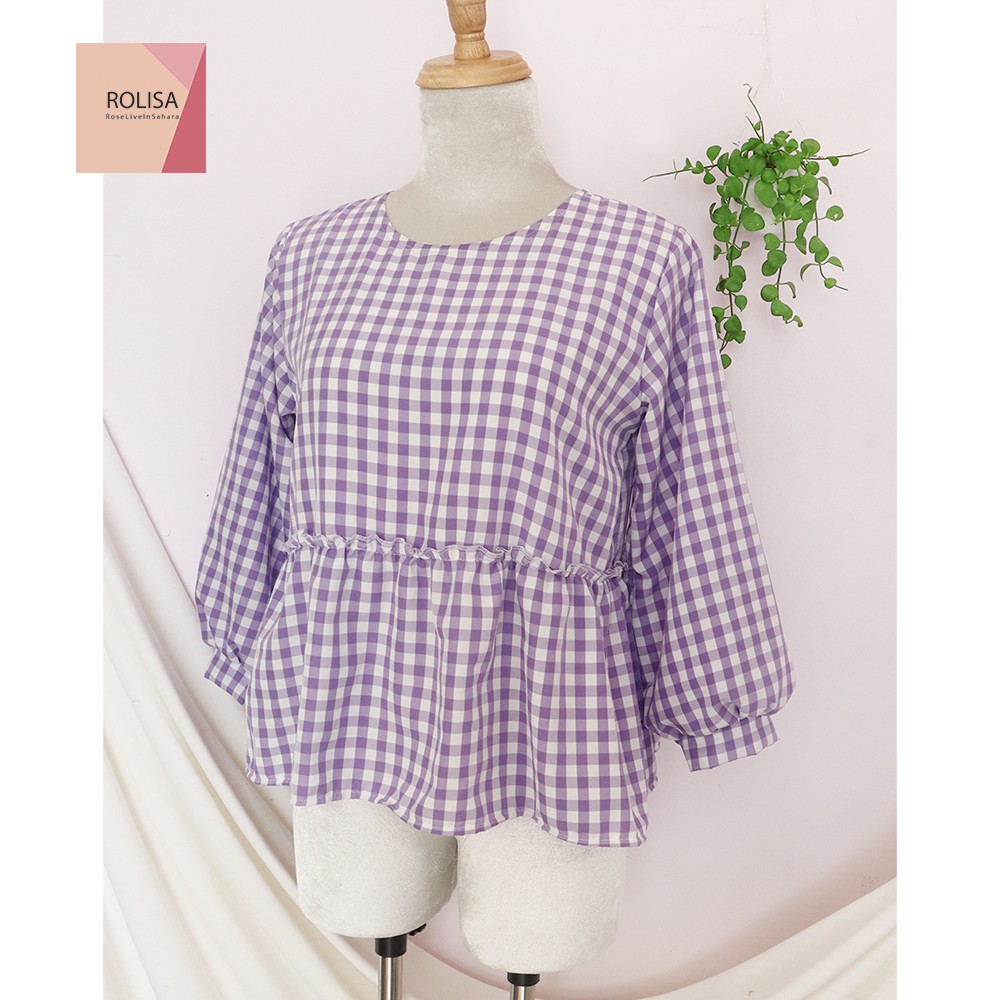 Áo kiểu nữ baby doll hot trend xinh xắn, dễ thương Rolisa RM011