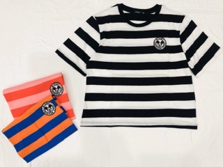 Áo thun kẻ sọc croptop