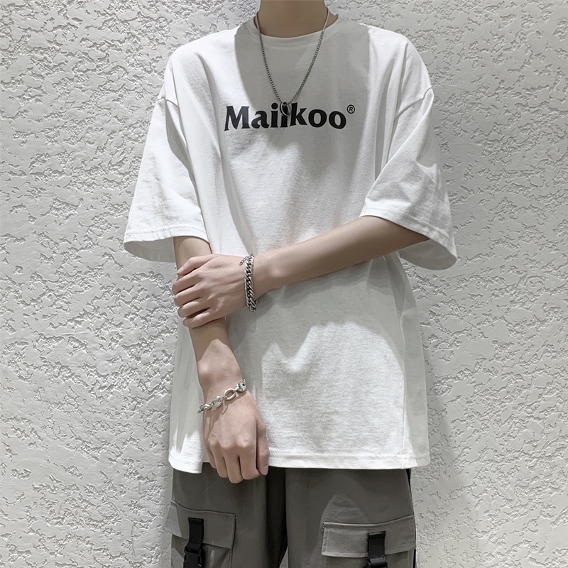 Áo Thun Nam Ngắn Tay Cổ Tròn Phong Cách Hàn Quốc Trẻ Trung Mẫu Mới 2022