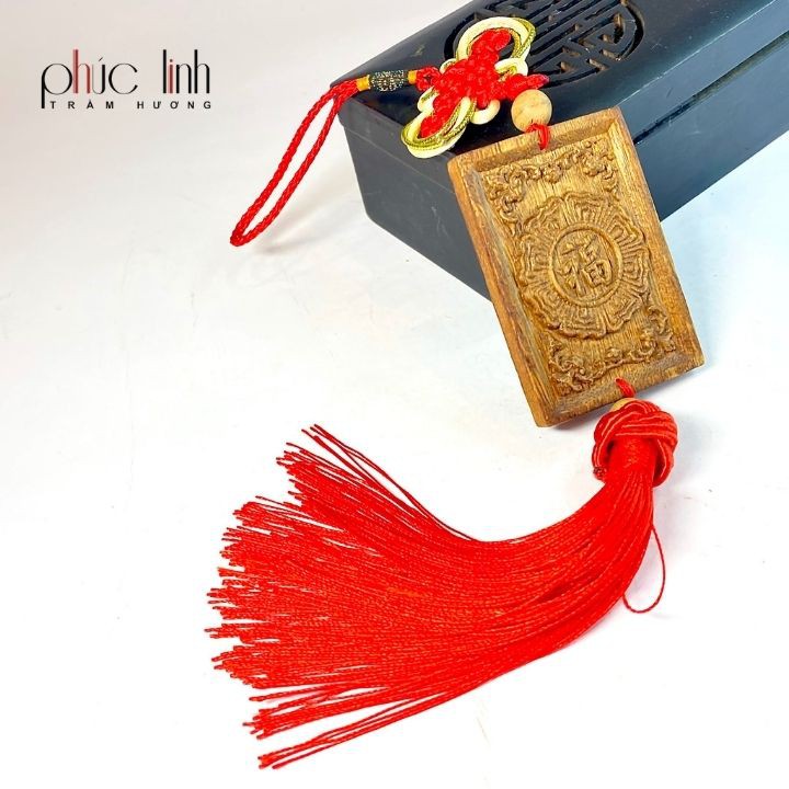 Treo Xe Ô Tô Phong Thủy Tượng Phật Trầm Hương PHÚC LINH