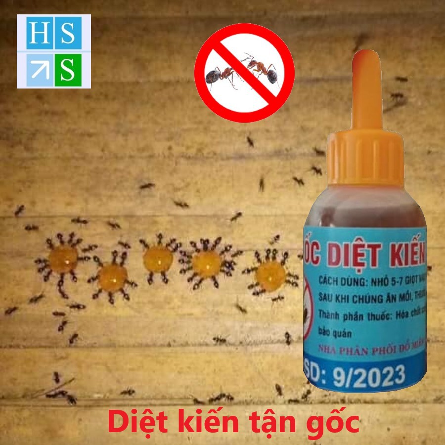 (Hàng công ty) Lọ diệt Kiến 10ml , thuốc diệt gián - An toàn, hiệu quả 100%, DIỆT KIẾN TẬN GỐC