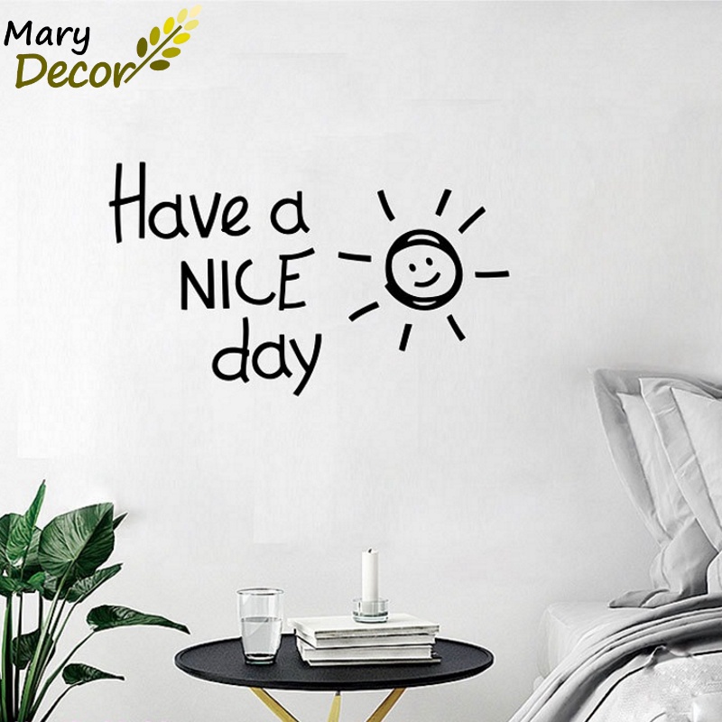 Hình dán tường chống thấm nước kiểu dáng đơn giản có thể gỡ - Mary Decor
