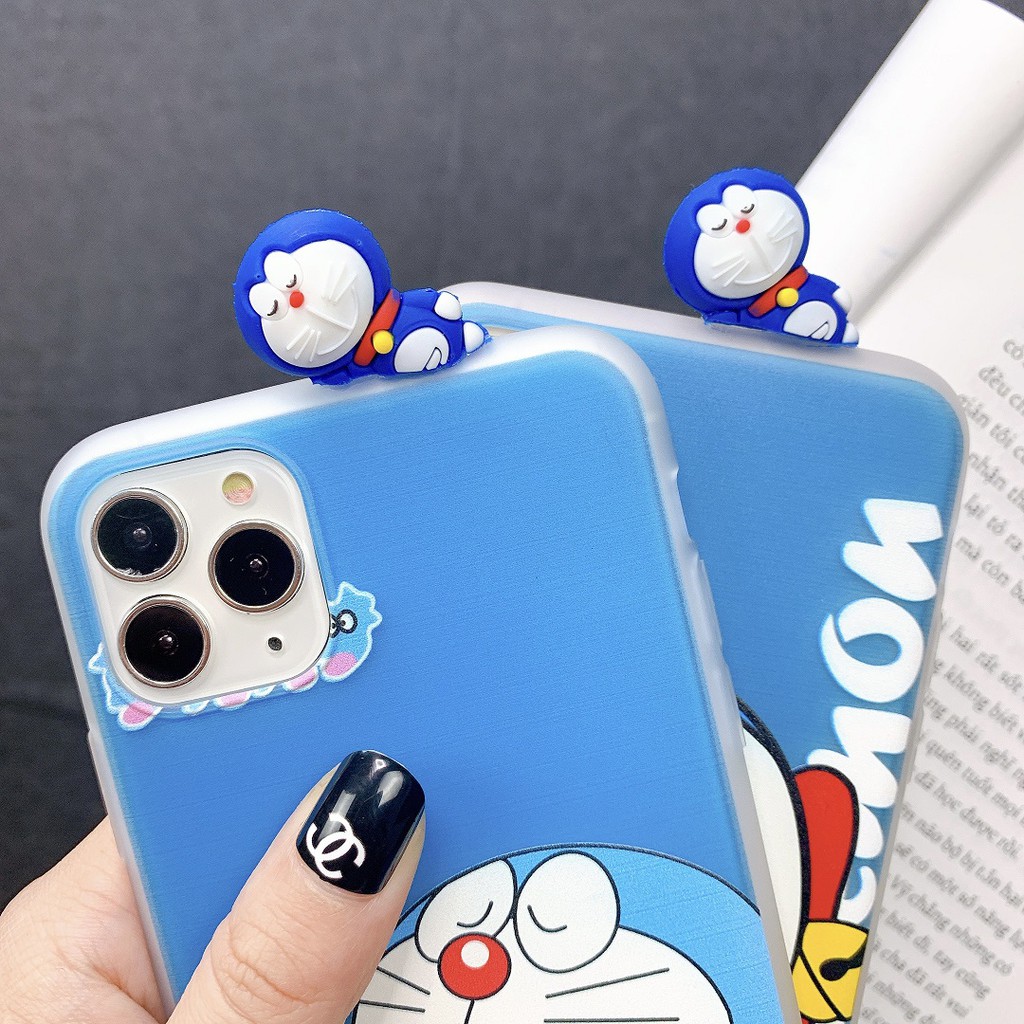 [ IPHONE ] Ốp Lưng Silicon Doraemon ( Kèm Hình Thú ) - B246 | BigBuy360 - bigbuy360.vn