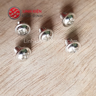 Vít m4 mạ niken vặn pin 32650