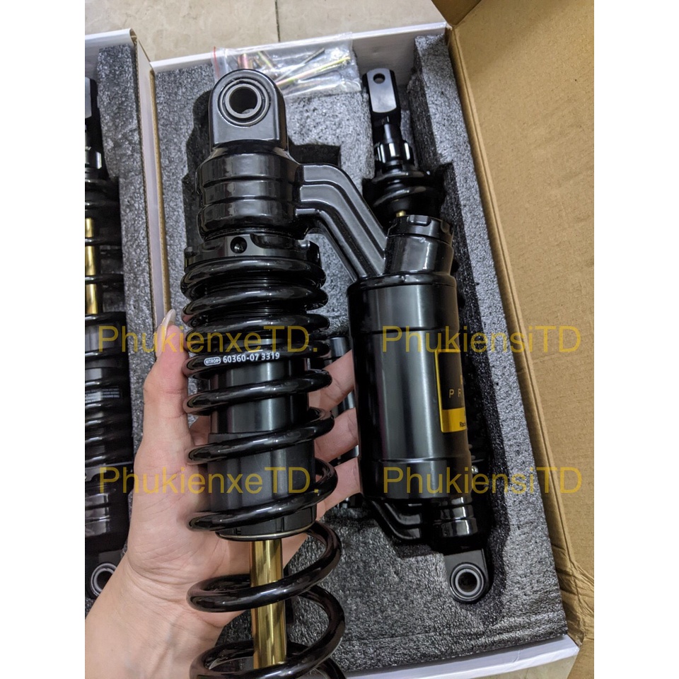 Phuộc RCB NITRON bình dầu Full Đen lắp SH Việt Nam 2010_2022