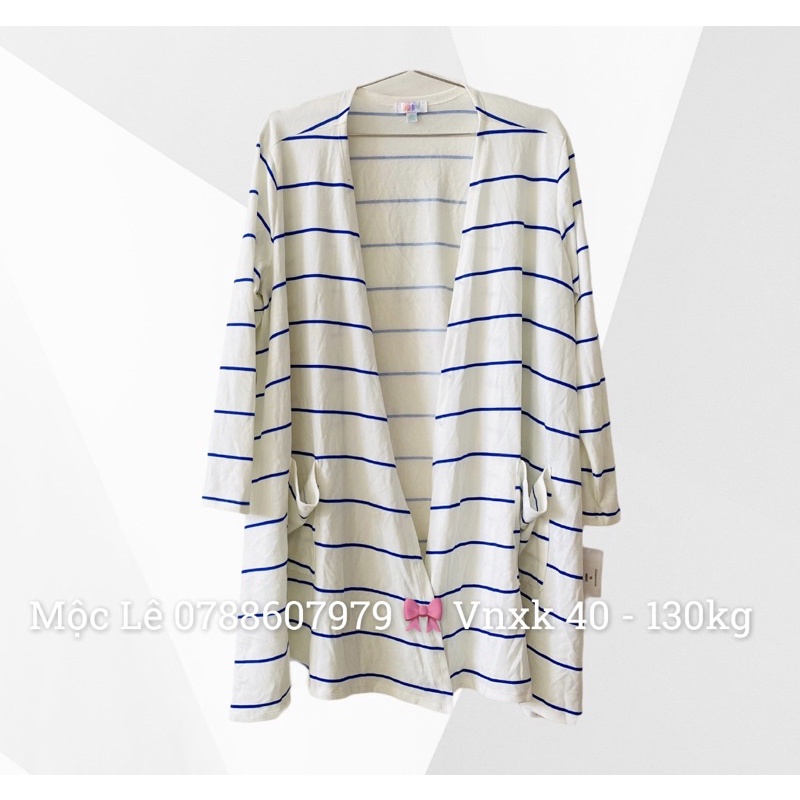 Áo khoác nhẹ cardigan thun lạnh mỏng mát vnxk xuất khẩu dư xịn