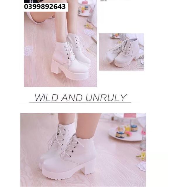 [Hàng ORDER] Giầy Boot Ulzzang Thời Trang  Cao Cổ Nữ Cao 7 Phân Mang Phong Cách