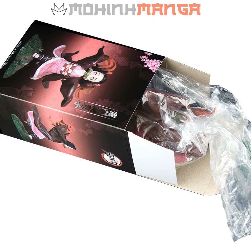 Mô hình Nezuko Kamado đang chạy (nhân vật Nezuko là em gái Tanjiro) figure Kimetsu no Yaiba Thanh Gươm Diệt Quỷ Cứu Nhân