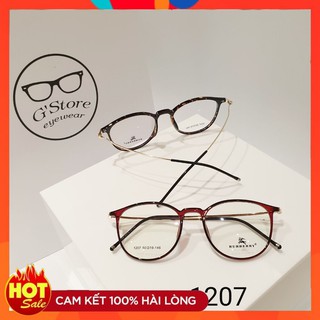 Kính cận nam nữ gọng kim loại mắt tròn phụ kiện thời trang nữ 1207 gstore
