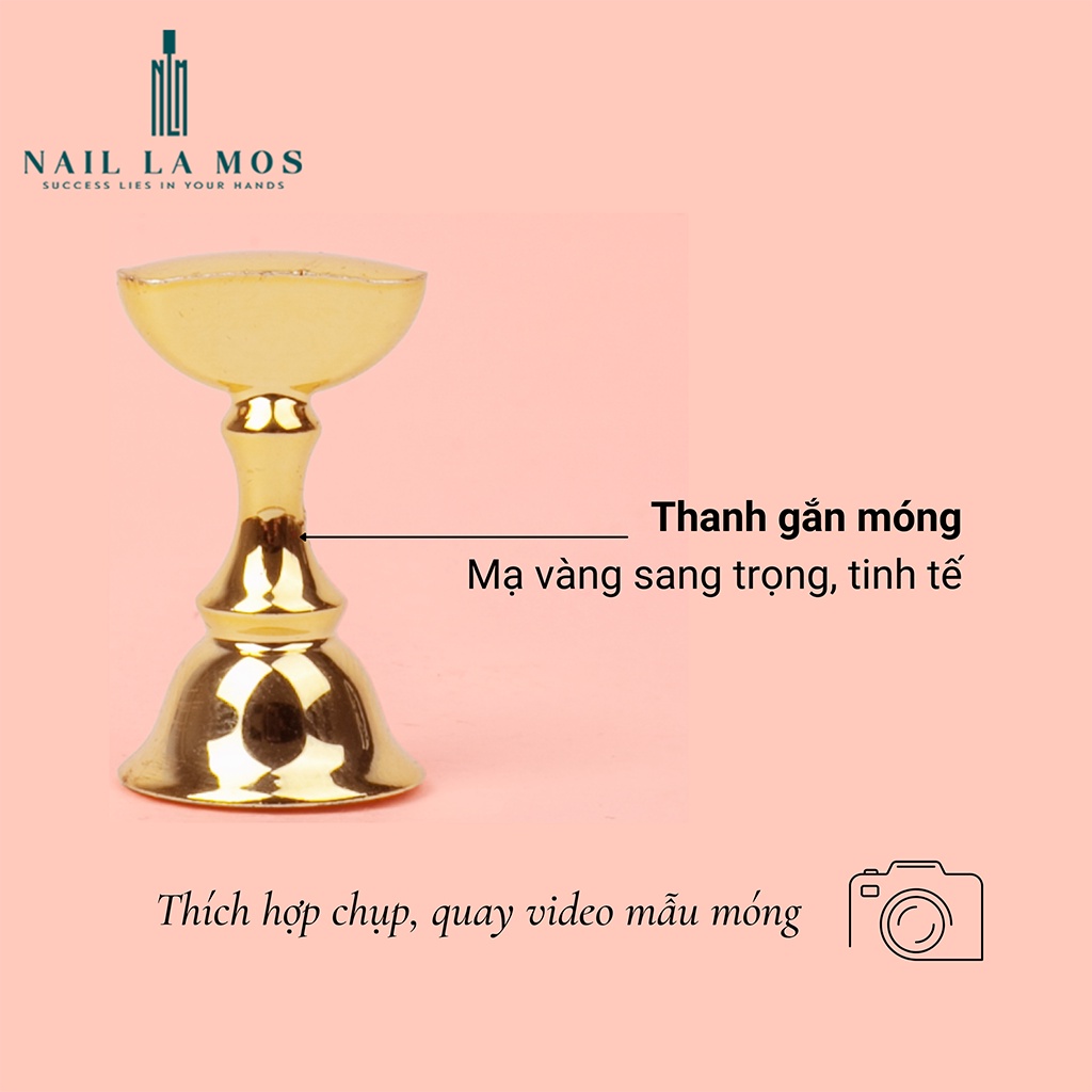 Đế gắn móng mẫu tập vẽ nail - Đế kim cương có nam châm