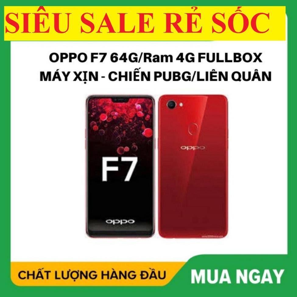 điện thoại Oppo F7 64G 2sim MỚI