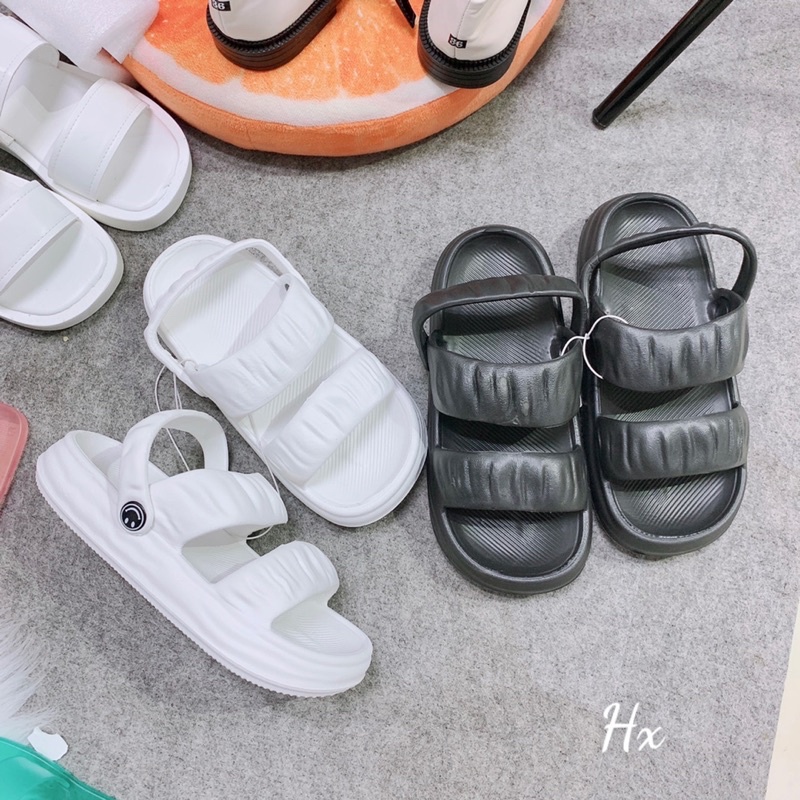 DÉP SANDAL NỮ SIÊU NHẸ ĐI MƯA KHÔNG NGẤM NƯỚC