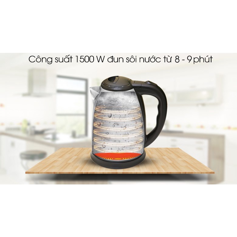 Bình đun siêu tốc Delites 1.8 lít ST18S05