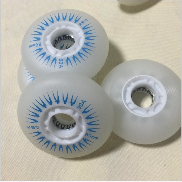 Bánh Inline Skate phát sáng màu xanh dương