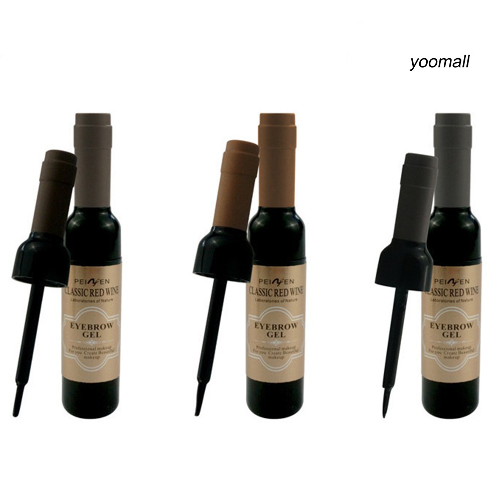 [Hàng mới về] Gel Nhuộm Lông Mày Dạng Lột Thiết Kế Hình Chai Rượu Vang