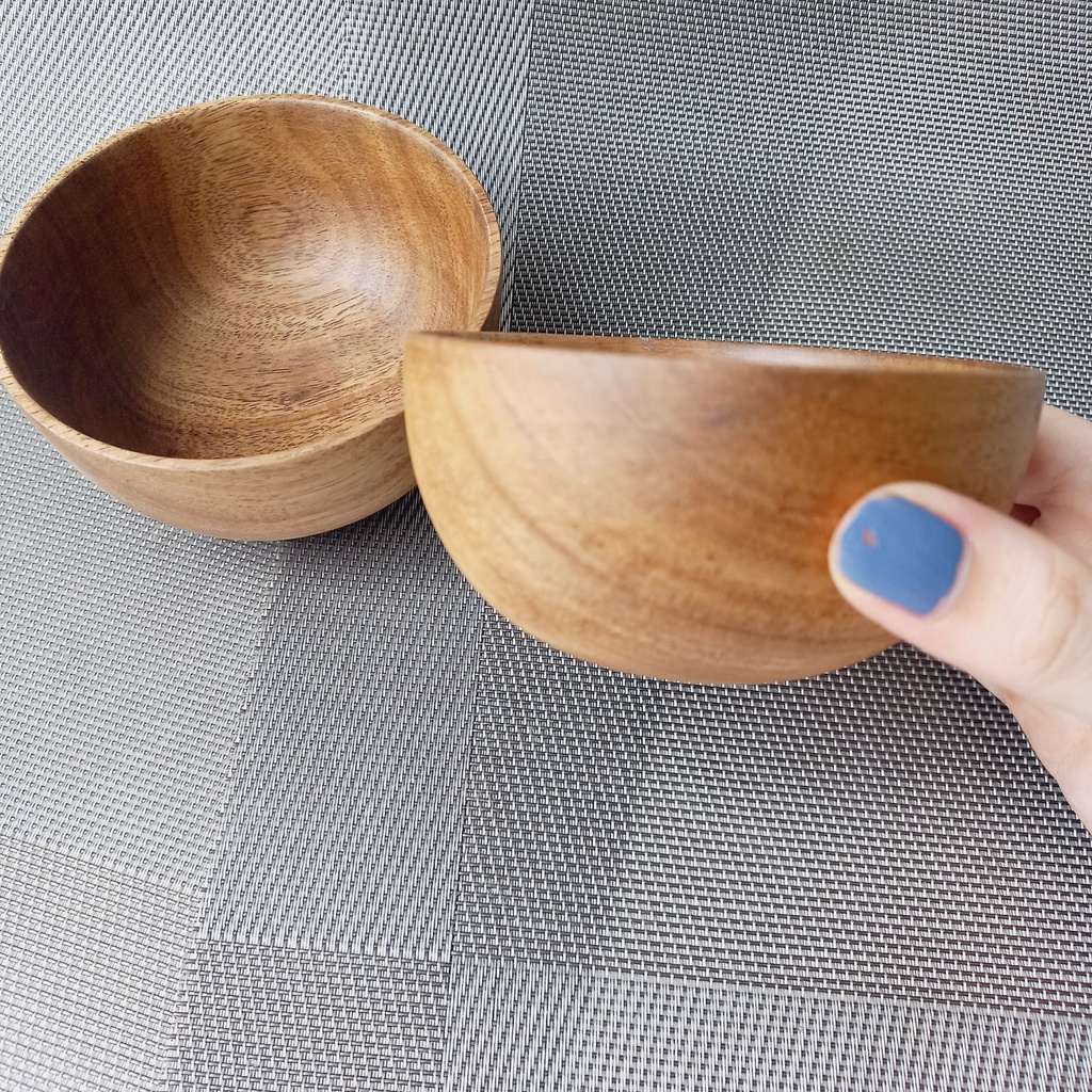 Tô, Bát Gỗ Keo Ăn Cơm, Súp, Đựng Nước Chấm, Bát Gỗ Nguyên Khối Tự Nhiên Cao Cấp Của Vitrapro, Bàn Ăn, Bát Decor Chụp Ảnh