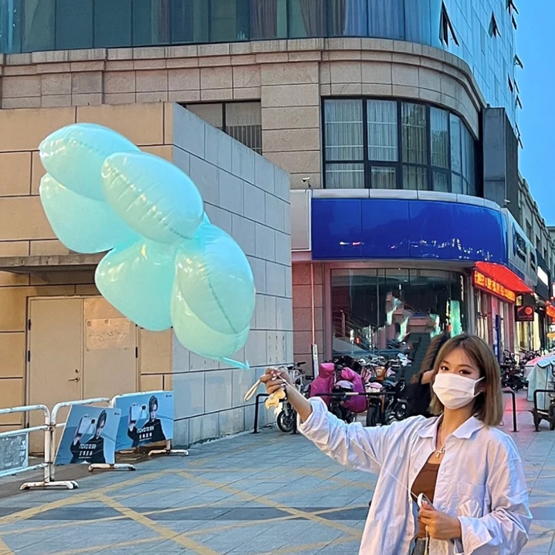 Bong Bóng Hình Hoa Cúc Trang Trí Tiệc