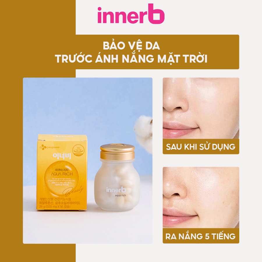 Viên Uống Cấp Nước Và Collagen InnerB Aqua Rich Double Up 70 viên