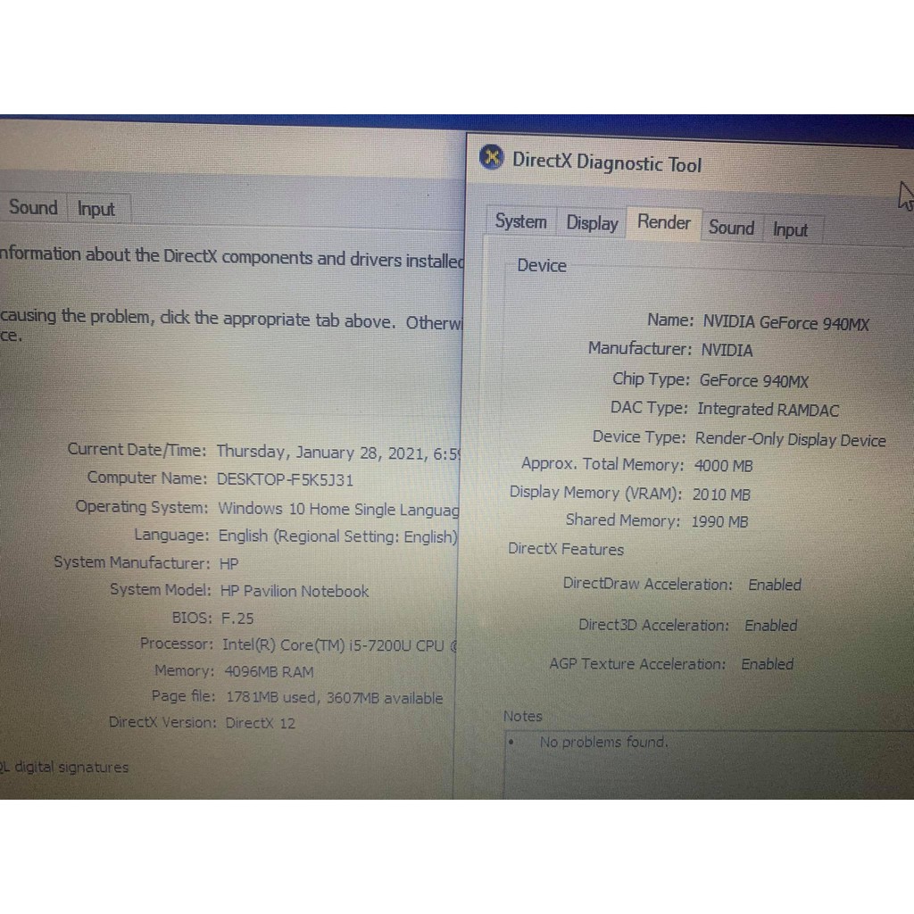 máy tính xách tay pavilion 15 I5 7200U Ram 4G HDD 500G màn 15.6 VGA rời