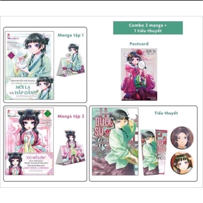 Combo: Dược sư tự sự LN+ manga