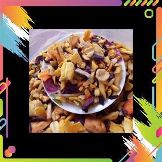 Trái cây sấy( 500gr thập cẩm sấy hàng vụn)