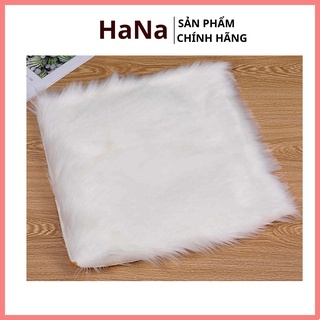 Thảm lông trắng chụp ảnh mẫu size 40x50