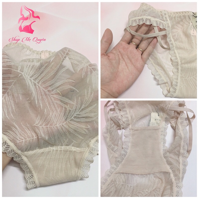 Quần lót ren phối dây gợi cảm- thoáng mát cho nàng tự tin trong mọi hoạt động