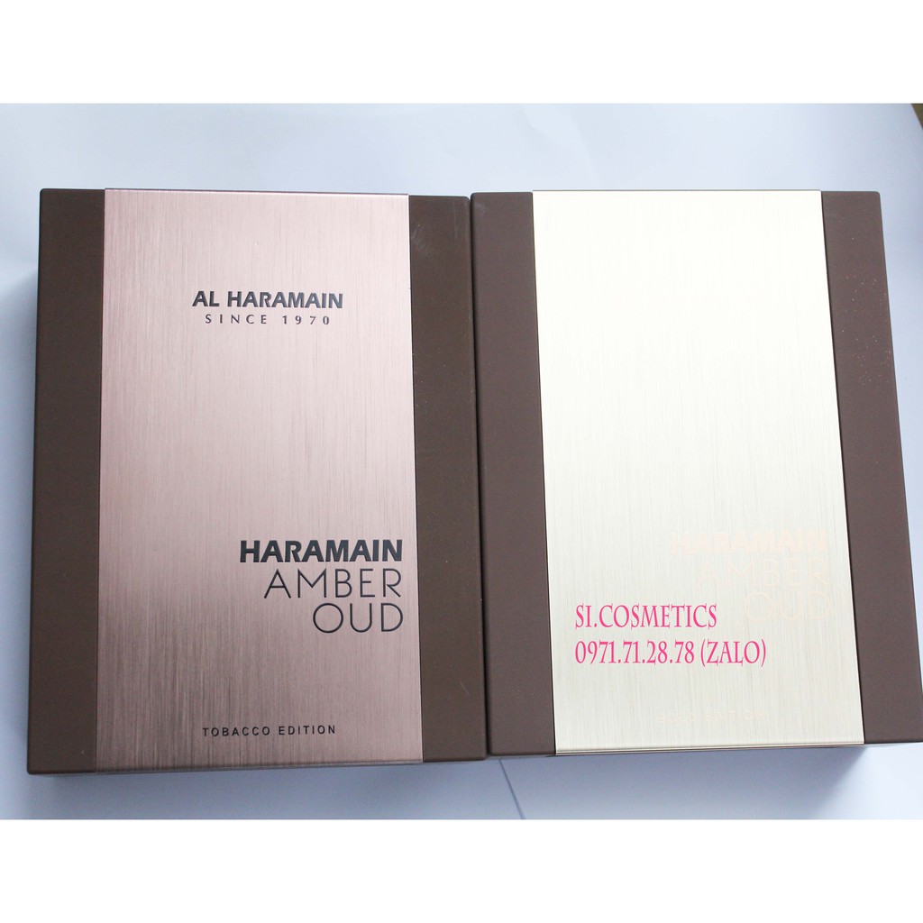 Nước Hoa Al Haramain Amber Oud Gold Edition , Tobacco Edition 60ml