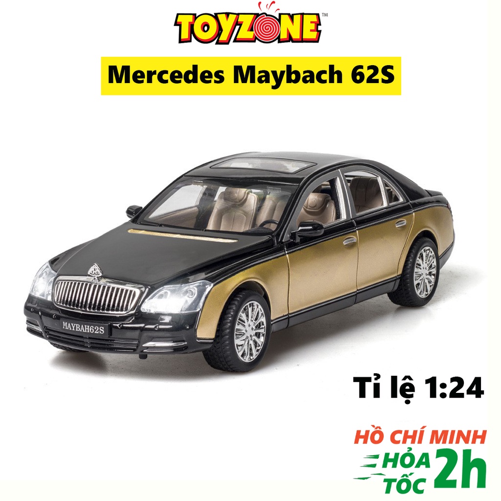 Xe mô hình tĩnh tỉ lệ 1:24 Mercedes Maybach 62S hãng XLG