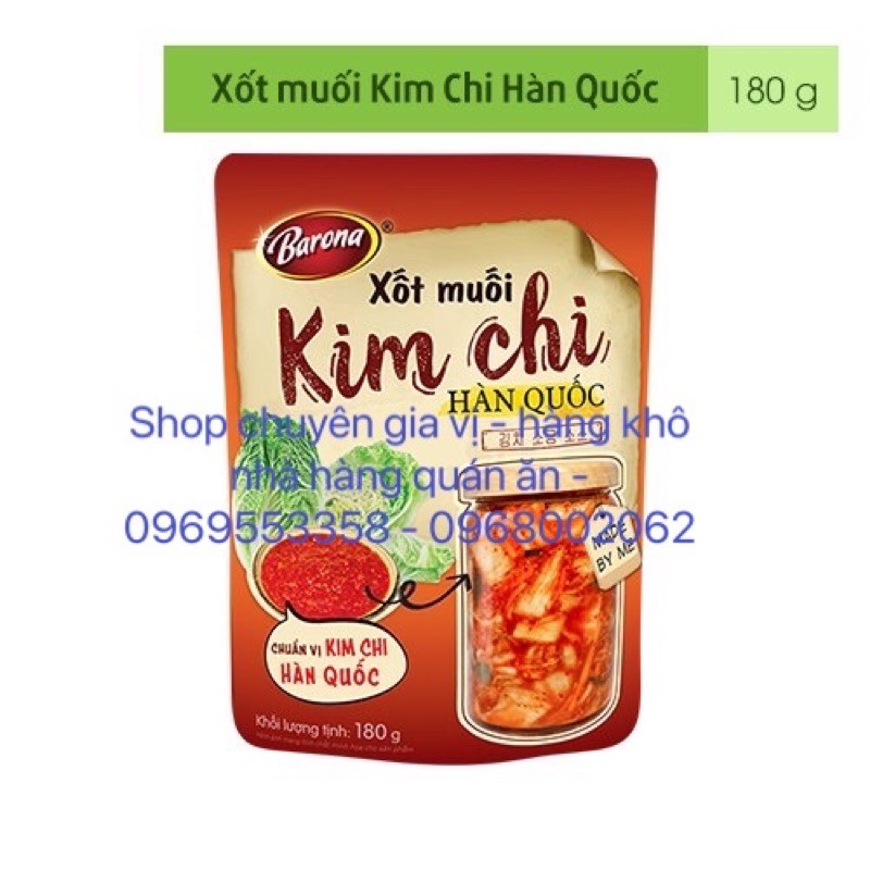 [FREESHIP GIÁ SỈ] XỐT MUỐI KIM CHI HÀN QUỐC BARONA GÓI 180G