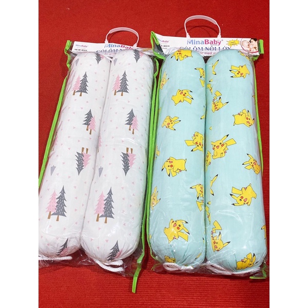 Gối ôm nôi lớn Mina Baby 60cm (1 cặp)