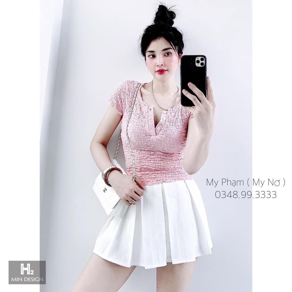 Áo Xốp Cổ Tròn Có Cúc Siêu Mát Hot Hit Y Hình | BigBuy360 - bigbuy360.vn