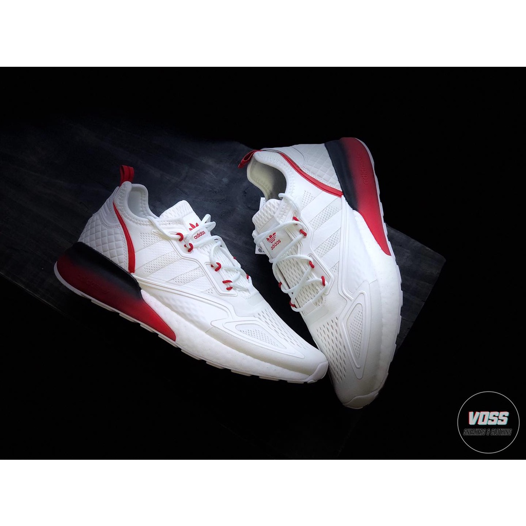 Giày Adidas ZX 2K Boost "Gradient Fade Sole - Cloud White" FZ4640 - Hàng chính hãng - Voss Authentic