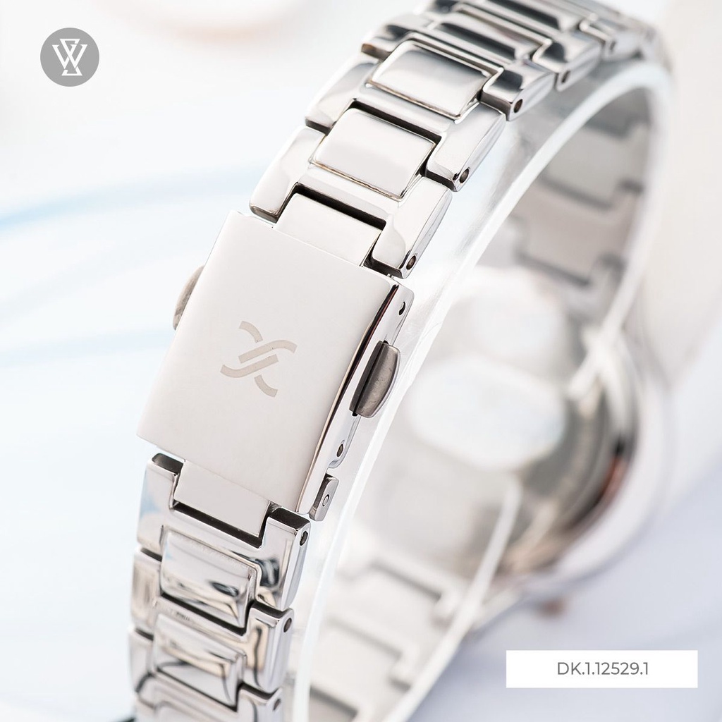 Đồng Hồ Quartz Nữ Daniel Klein Premium Ladies WATCHSTORE DK.1.12529.1 Mặt Kính Khoáng 34mm, Dây Kim Loại, Vỏ Thép