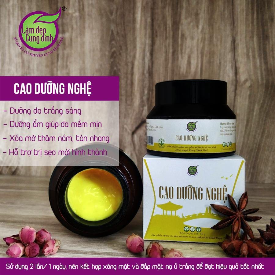 Bảo Nhiên - Cao Dưỡng Nghệ Trắng Hồng, Mịn Màng Cung Đình 50g