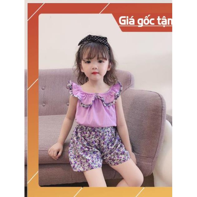 Sét bộ bé gái 💞GIÁ GỐC💞 Bộ Mùa Hè Cho Bé - Quần Thô Giả Váy Áo Cotton Cao Cấp 8kg=>22kg [Nhím Shop]