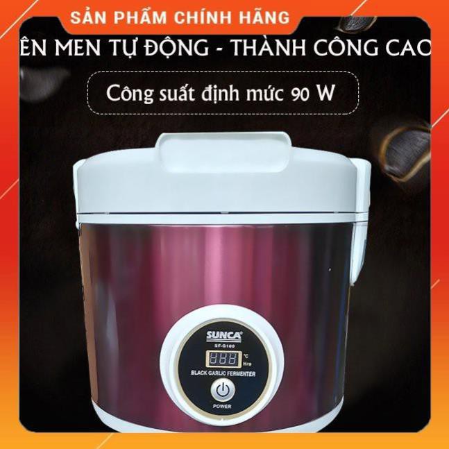 [ELHAB4 giảm tối đa 500K] [BIG SALE] Máy làm tỏi đen gia đình Sunca SF-G100 5L 90W