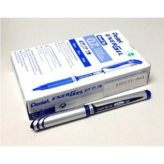 Bút kim ký Pentel BL57 Mực xanh nét 0.7mm, Bút mực nước ký nhật xịn thay ngòi được