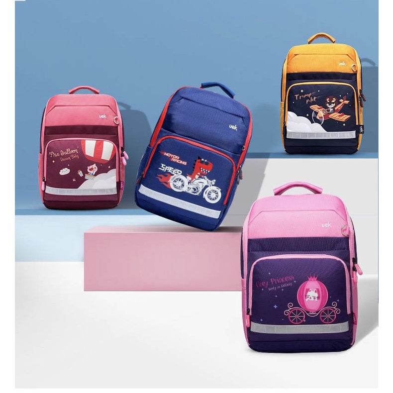 Balo uek Dream cho bé tiểu học siêu nhẹ full box