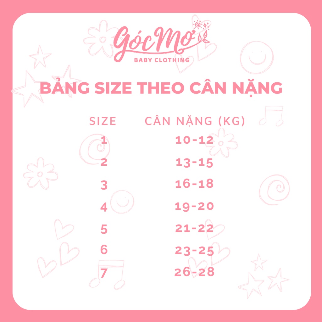 Đầm thiết kế Góc Mơ cổ thủy thủ cho bé gái, 100% cotton, màu trắng dễ thương xinh xắn