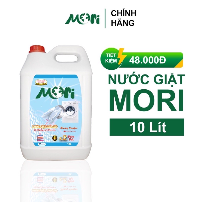 Nước giặt Mori 10 lít các loại hương