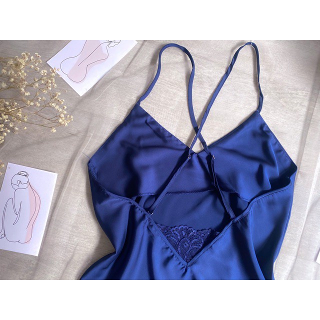 váy ngủ lụa Lụa satin - đầm ngủ lụa cao cấp -San San | BigBuy360 - bigbuy360.vn