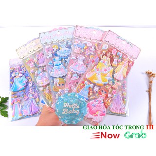 Hình dán Sticker 2 lớp dập nổi 3D xốp