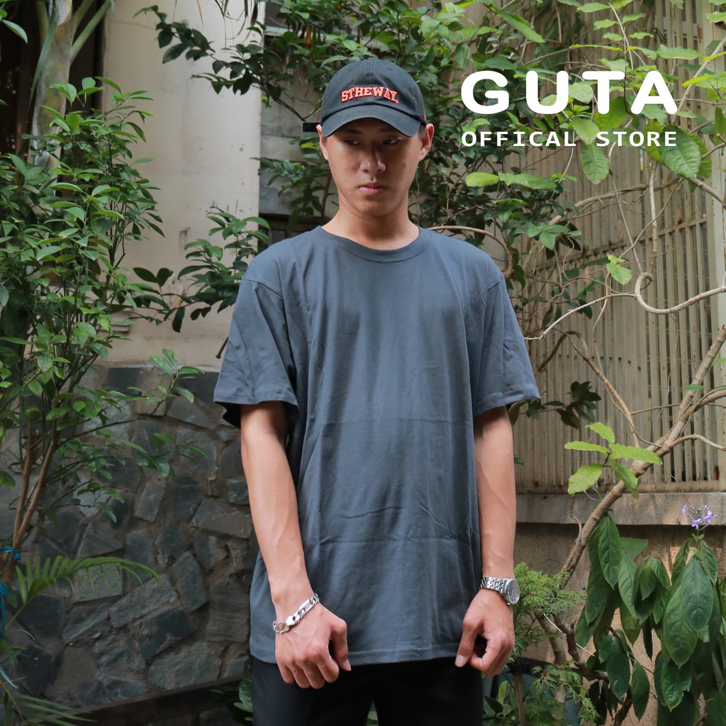 Áo Thun Tay Lỡ Form Rộng Unisex Chất Phông Cao Cấp Cho Cả Nam Nữ Màu Trơn ( Thương Hiệu GUTA ) | BigBuy360 - bigbuy360.vn