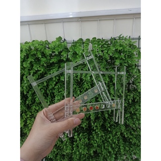 Bộ chân gác đèn mica cao cấp, kiểu thẳng