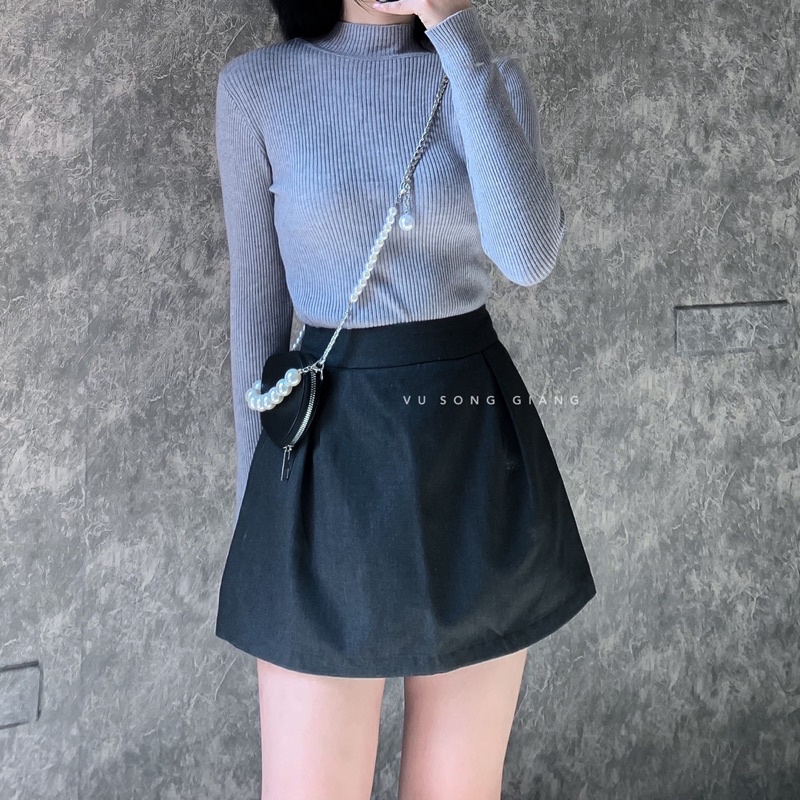 [ẢNH THẬT SHOP TỰ CHỤP] Áo len body cổ 3p | BigBuy360 - bigbuy360.vn